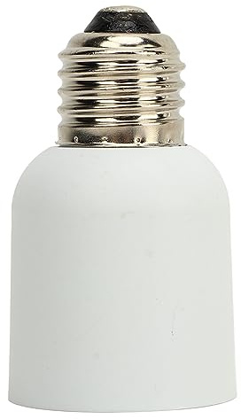 HELEVIA 2 Stück E27 auf E40 Lampensockel-Adapter, Professionelle Hitzebeständigkeit, Verhindert Brennen, LED-Lampen-Sockel-Adapter, 110-240 V