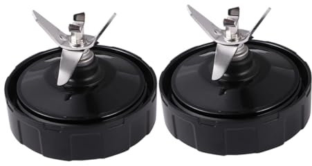 Hohopeti 2piezas Repuesto Base Cuchillas Exprimidor Batidora Acero Inoxidable Fácil Instalar y Limpiar