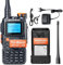 BAOFENG K6 Tri-band Walkie Talkie, 6W radio amatoriale, Multi Band UHF/VHF/FM/Aria, batteria da 2600 mAh con funzione di ricarica USB-C, 999CH, copia frequenza wireless, frequenza ripetitore inverso