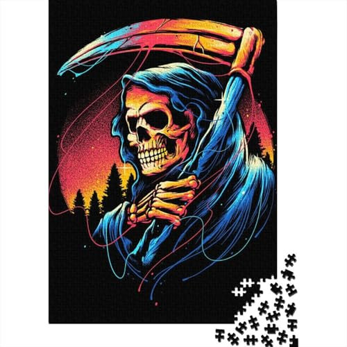 Puzzle für Erwachsene Rainbow Reaper Puzzle 1000 Teile Holzpuzzle für Erwachsene und Jugendliche Puzzles Heimdekoration Denkspiel Wandkunst Einzigartiges Geschenk 1000 Teile (75 x 50 cm)