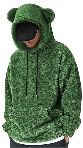 Herren-Pullover, Arbeitskleidung, Herren-Morgenmantel, Geschenk, für Herbst und Winter, große Größe, mit Kapuze, lässig, Persönlichkeit, modischer Pullover, Korallen-Fleece-Jacke, Herren-Kleidung,
