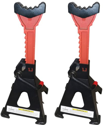 1 paire de chandelles d'essieu pour voiture NFZ 3T - Stable - 3000 kg