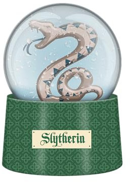 Silver Buffalo Harry Potter Slytherin Schneekugel mit Schlange in Box, 45 mm, in Einzelhandelsverpackung