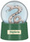 Silver Buffalo Harry Potter Slytherin Schneekugel mit Schlange in Box, 45 mm, in Einzelhandelsverpackung