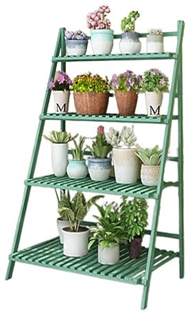SFSLBFB Mehrschichtiges und Verschiedene Spezifikationen Pflanzendisplayregal Sukkulentenpflanzer Leiter Pflanzenständer Klappbarer Blumenständer Topfhalter Sukkulenten Blumenregal