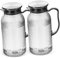 Gatuida 2 Piezas Jarra de jugo de acrílico jarra de té jarra de agua jarras de jugo jarra para cafe jarra de café jarra con tapa jarra para jugo el plastico Transparent Reutilizable