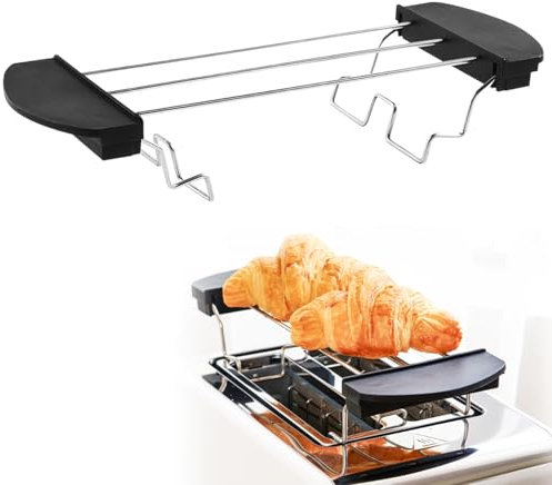 SOGHO Tostapane per panini, per tostapane, in acciaio inox, per tostapane, per tostapane, per friggitrici ad aria calda, per 2 fette di tostapane