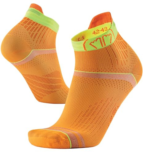 Sidas Unisex Run Feel Laufsocken, Yellow, 37-38