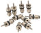 SZLIFE Kit de 10 Valves de Service pour Climatisation de Véhicule pour Une Installation Facile, Noir