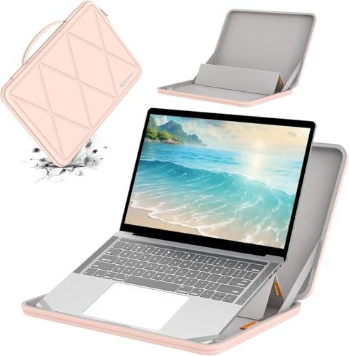 Smatree MS26T Hartschalenhülle für 13 Zoll Microsoft Surface Pro 2-in-1 | für 13 Zoll Microsoft Surface Pro 2-in-1 Laptop, für Surface Pro 11/10 Notebook Hülle, Rosa