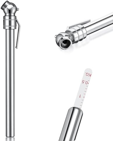 Zambuph Leichter Reifendruckmesser Stift Motorreifen Autozubehör Reifen Luftdruckprüfer Test Meter Edelstahl