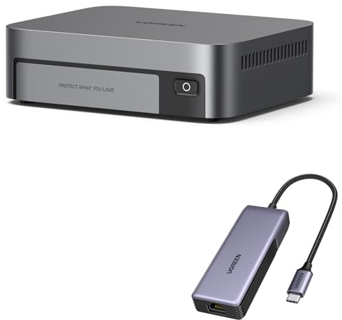 UGREEN NASync DXP480T Plus 4-Bay All-Flash NAS mit 5Gbps USB C LAN Adapter (Diskless)