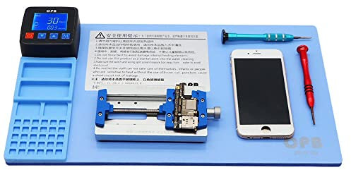 Hot Mat Tapis chauffant à température contrôlée pour réparation de tablette, téléphone et smartphone
