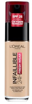 L'Oréal Paris A9604800 Infaillible Foundation, flüssig, Nr. 130, Beige