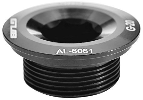 Dilwe Bullone del Braccio della guarnitura, Viti del Braccio della manovella della Bicicletta Bullone di Fissaggio del Perno per la guarnitura della Bicicletta(Nero)