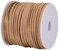 DonDon Veloursband 3 mm DIY 30 Meter Velours Rolle - Hellbraun