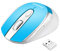 Wireless Mouse for Laptop Silent Cordless USB Mouse Wireless Optical Computer Mouse, 6 Buttons, AA Battery Used,1600DPI with 3 Adjustable Levels for Windows 10/8/7/XP/Mac/Macbook Pro/Air/HP/Acer
