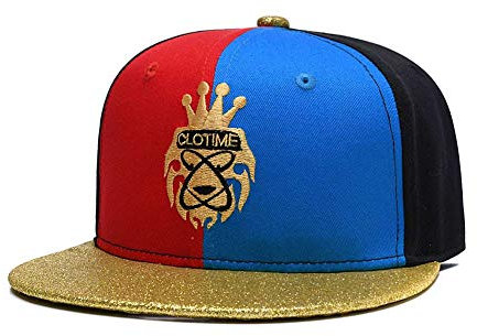 Quanhaigou Baseballkappe mit Totenkopf-Motiv, verstellbar, Unisex, gold, Einheitsgröße