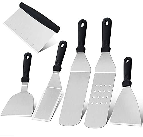 LXGKREL Spatule pour barbecue - Spatule pour barbecue - Spatule pour barbecue - Spatule pour plancha Teppanyaki