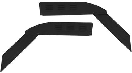 OMAC Lüftungsgitter Be & Entlüftung kompatibel mit VW Caravelle T5 2003-2015 Alu Schwarz 2tlg
