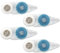Plus 54-347 Norino Pod Tape Glue Firmly Stick 0.2 inch (6 mm) Refill Tape, Value Pack, 4 Pieces