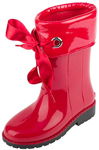 Chicco, Stivale Bimba in Vernice e Antipioggia, Rosso (34 EU)