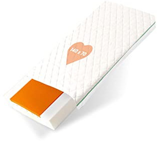 BestCare Visco Baby Kindermatratze Babymatratze Matratze Kaltschaummatratze 70x140 x11cm Viskoelastische Memory-Schaum waschbarer Aloe Vera Bezug Standard 100 by Oeko-TEX