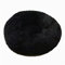 Lukery Hundebett Katzenbett Flauschig Rund aus Plüsch, Kuscheliges Donut Hundekissen und Katzenkissen Weiches Plüsch Hundeliege für Kleine, Mittelgroße und Große Haustiere (60CM,Schwarz)