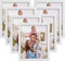 Giftgarden 7 Stück Bilderrahmen Set 20x25 cm für 25x20 Fotos und Bilder, Moderne Weiß Fotorahmen Collage, Wand- oder Tischaufsteller - Geschenk Freund