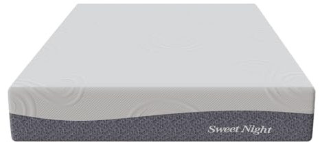 Sweetnight Matratze 90x200 7-Zonen Kaltschaummatratze Härtegrad H2 & H3 Öko Tex Zertifiziert Gel Bambus Holzkohle Schaumstoff Rollmatratze Atmungsaktiv Komfortmatratze Höhe 16cm Weiß & Grau
