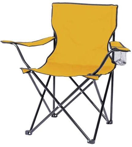 Urban Living SUNNYDAYS „LE Camping“ Sessel „MOURTARDE“ GELB 82X50XH80CM