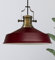 bamyum Asletl Hängelampe Industrial aus Metall Ø41 cm, Küchenlampe Vintage, Hängelampe Esstisch E27, Wohnzimmerlampe Hängend Vintage, Pendelleuchte Esstisch und Wohnzimmer, Pendelleuchte Bordeaux