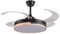 BEL AIR HOME - Ventilador de Techo ROBIN - Motor DC - Aspas Desplegables - Luz Led 36W (3000K, 4000K, 6500K) - Mando a Distancia Incluido (BLANCO) (NEGRO/MADERA)