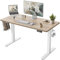 BEXEVUE Escritorio Elevable Eléctrico, Escritorio Ajustable en Altura 120 x 60 cm, Mesa Elevable con Panel Inteligente de 2 Memorias, Mesa Escritorio Oficina en Casa con Tablero Ensamblado
