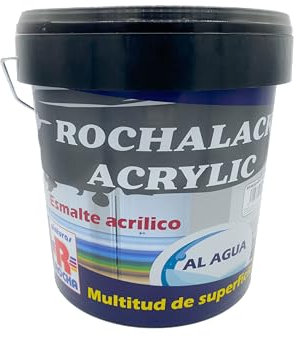 PINTURAS ROCHA ROCHALACK ACRYLIC ROJO OXIDO- Esmalte al agua de altas prestaciones, sin olor,rápido secado.Ideal para madera,hierro,acero,etc. Gran cubrición y fácil aplicación. Interior/exterior.4lt