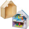 Baker Ross FN199 Build Your Own Wooden Dolls House Kit - Pack of 1, Kids Dolls House Kit, Handcraft Construction Kit