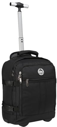 Cabin Max Metz - 40x30x20 Rucksack : Ideales Handgepäck und Reiserucksack für Flugzeug, Reisetasche - 40x30x25 Kompatibel mit Wizz Air und Handgepäck 40x30x25 Eurowings