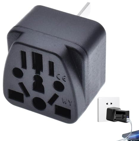 Adaptateur De Prise De Voyage - Convertisseur De Prise Murale Australe 3 Plats,Adaptateur Mural 250v10a pour Voyager en Chine, Australie, Nouvelle-Zélande, Argentine