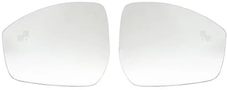 CAKYSE Kompatibel Mit Jaguar Für E F Pace Autozubehör Rückspiegelglas Für Außenspiegelglas Mit Heizung OEM: LR048360 LR048359 Rückspiegel(A Pair)