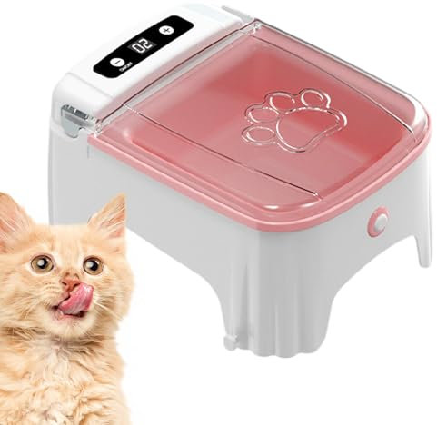 Mangiatoia automatica per gatti con sensore di erogazione automatica per animali domestici, dispenser elettrico per alimenti secchi, ciotola per animali domestici per gattini