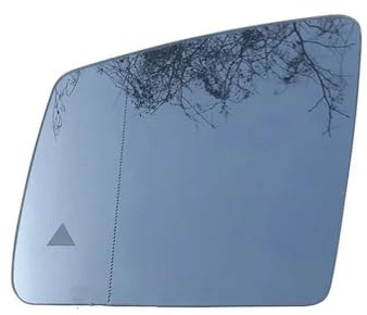 VREFOEAX Spiegelglas Für Mercedes Für Benz GL ML GLE Klasse W164 W166 2010-2018 Ersatz Erhitzt Weitwinkel Blind Spot Hinten Spiegel Glas Außenspiegel Glas Ersatz(Links)