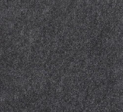 Teppichboden 200 cm Breite Bodenbelag Nadelvlies Meterware Anthrazit (Antrhazit, 100 x 200 cm)