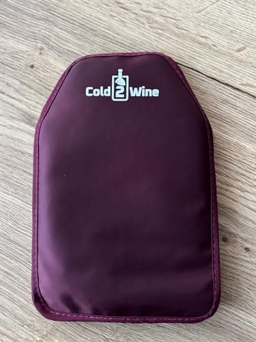 Funda Enfriadora Profesional para Vino con Tecnología BiofreshTech | Refrigeración Precisa por Cambio de Fase | 4h de Autonomía | Ideal para Vino Tinto, Blanco y Cava | Alta Homogeneidad Térmica