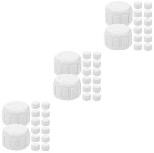 Veemoon 75pcs PVC Fitting Saver Round Tubing Connector for Sprinkler End Plug Plugs for Round Hose End Cap