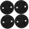 Vaguelly 4Pcs Rubber Car Lifting Pads Durable Two Post Jack Pad for Vehicle Protection Compressive Abrasion Resistant for Garage Use and Auto Repair