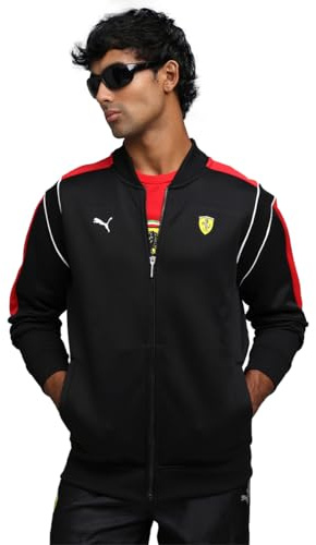 PUMA Herren Scuderia Ferrari MT7 Trainingsjacke S, Black