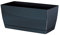 Jardinera de plastico Coubi Case P en color grafito 29 (largo) x 14,2 (ancho) x 13,6 (altura) cm
