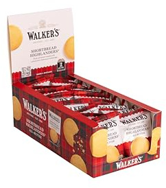 Walkers Shortbread Doppelpack Highlander, traditionelles schottisches Rezept für reine Butter, 40 g (18 x Doppelpackung)
