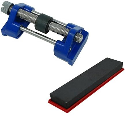 Dapetz ® Sharpening Kit for Wood Chisels and Metal Blades Aluminium Oxide Double Sided Fine & Coarse Stone Set Chisels Plane Iron Carpenter 200mm/8 x 50mm/2 x 25mm/1.