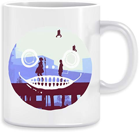 Nier Automata 2b Und 9s Emil Gesicht Kaffeebecher Becher Tassen Ceramic Mug Cup